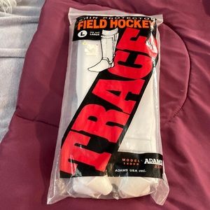 Field Hockey shin protectors.
